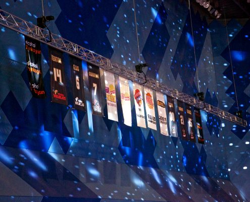 Perth Wild Cats Event Stadium Lighting Custom LED Screen Scoreboard Light Show
