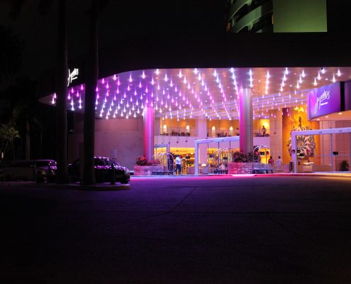 The Star Gold Coast Jupiters Casino Entrance Outdoor LED Lights