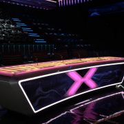 X Factor TV Studio Theatre Lighting Custom LED Screens
