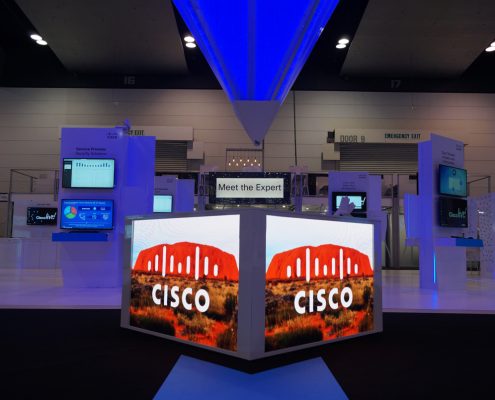 Clifton Productions Cisco Live Custom LED Screen Digital Display