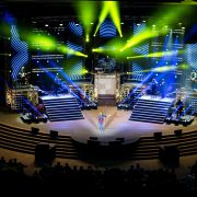 Gospel Skouspel Stage Lighting Design Event Lighting with LED Screen Panels