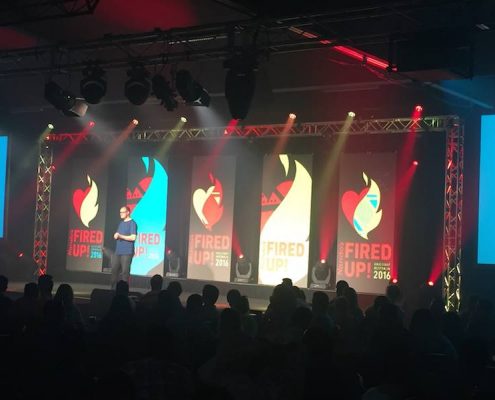 Nandos National Confrence Stage Lighting Design and LED Screen Panels