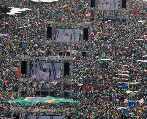 Pope Francis Mass Vuepix LED Screens