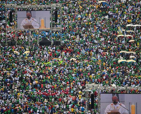 Pope Francis Mass Vuepix LED Screens