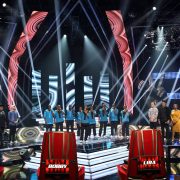 The Voice South Africa Choir TV Show Set Design Custom LED Screens and Light Show