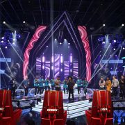 The Voice South Africa Choir TV Show Set Design Custom LED Screens and Light Show