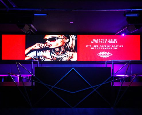 Famous Club Brisbane Nightclub Event Lighting and LED Screens