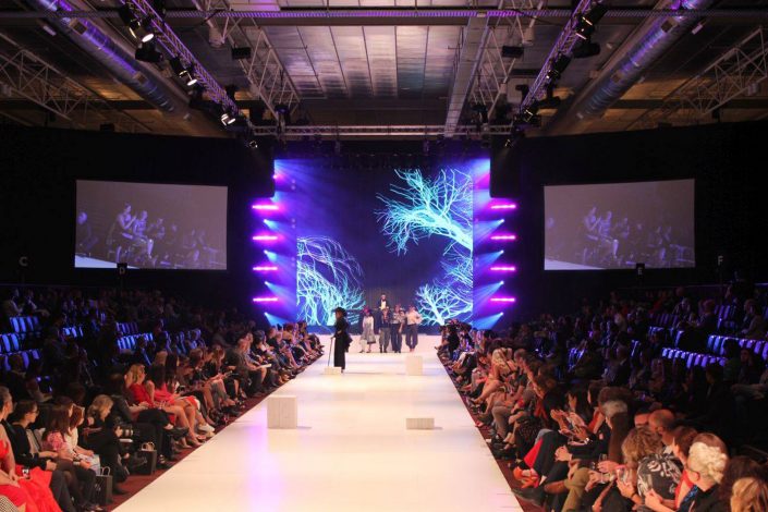 FashFest Runway Stage Event Lighting and LED Screens