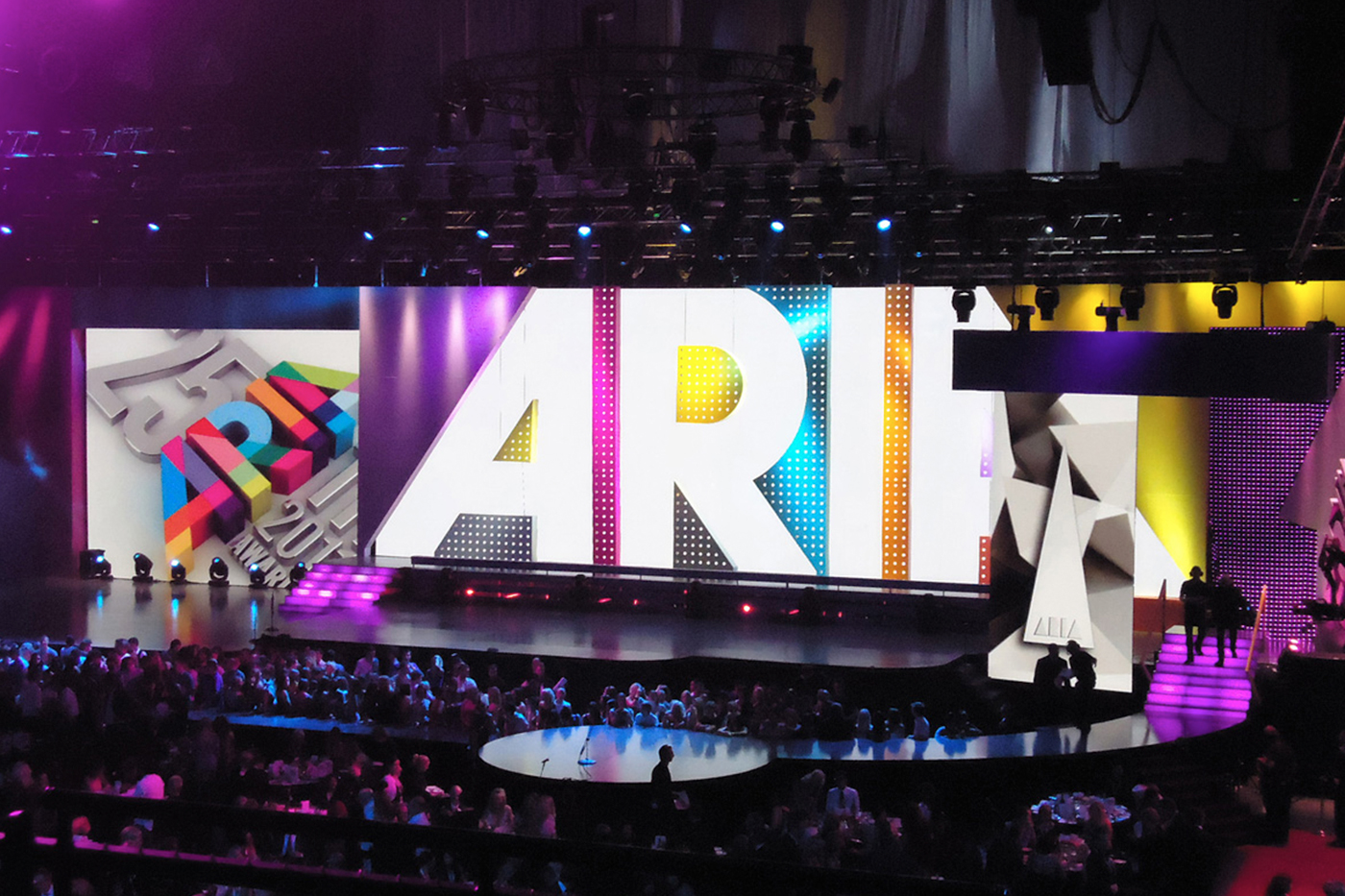 Aria Awards Stage Lighting Design LED Screens Digital Display