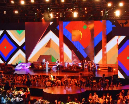 Aria Awards Stage Lighting Design LED Screens Digital Display