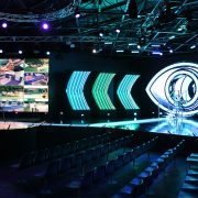 Big Brother TV Studio Set Lighting and Custom LED Screens