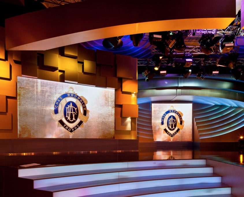Brownlow-Medal-1 Brownlow Medal Stage Lighting Design LED Screens Digital Display