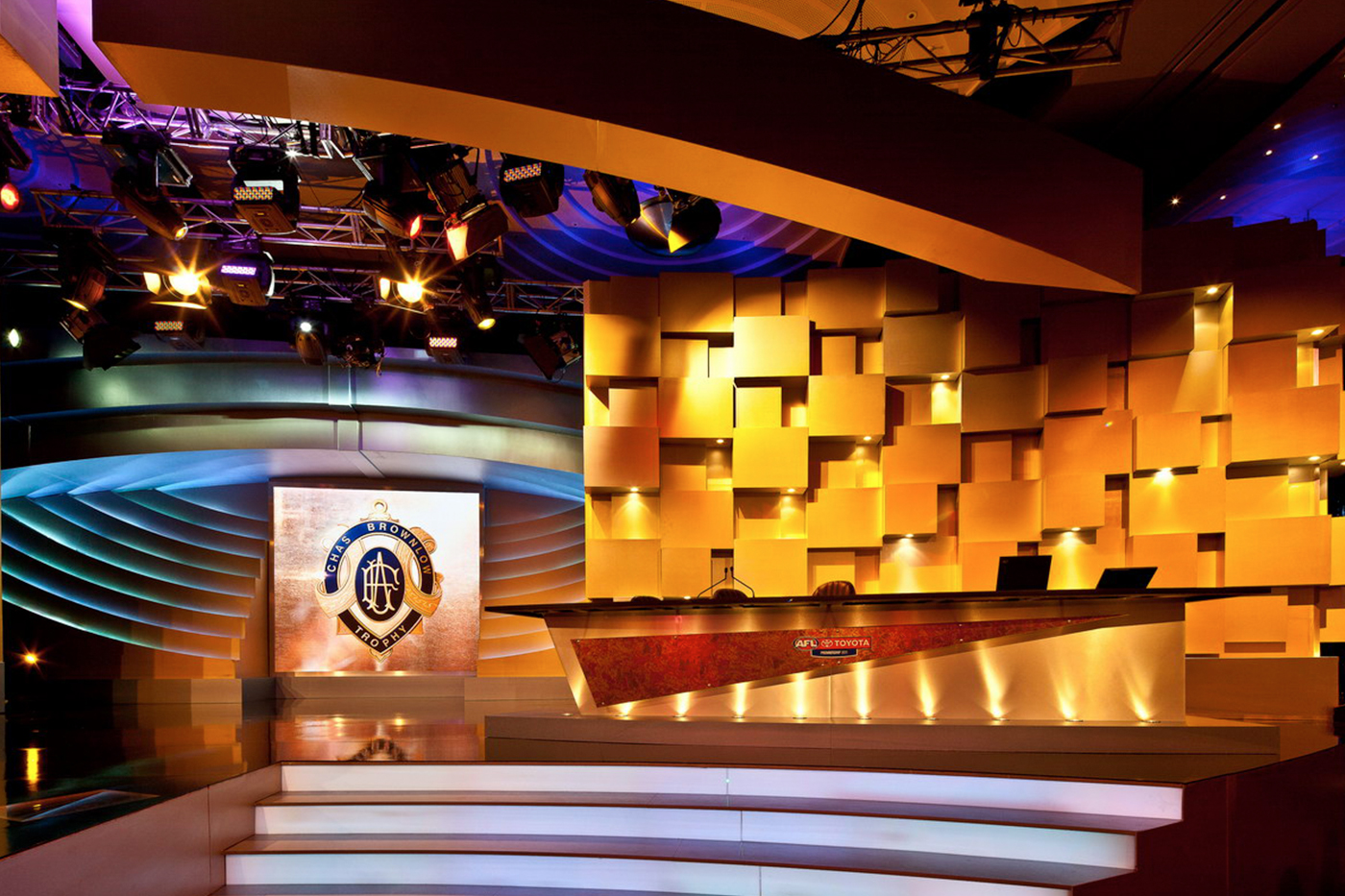 Brownlow Medal Stage Lighting Design LED Screens Digital Display
