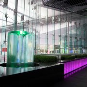 Canberra Airport Water Feature LED Lighting and Building Facade Lighting
