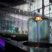 Canberra Airport Water Feature LED Lighting and Building Facade Lighting