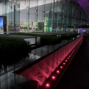 Canberra Airport Water Feature LED Lighting and Building Facade Lighting