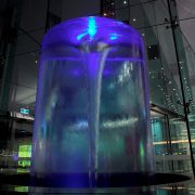 Canberra Airport Water Feature LED Lighting and Building Facade Lighting