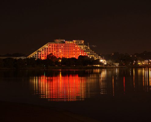 Crown Casino Outdoor LED Facade Building Lighting