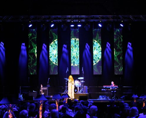 Gladstone Entertainment Centre Stage Lighting Design and LED Screen Panels