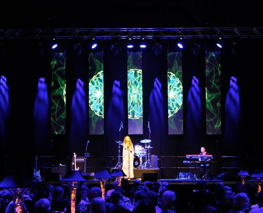 Gladstone Entertainment Centre Stage Lighting Design and LED Screen Panels