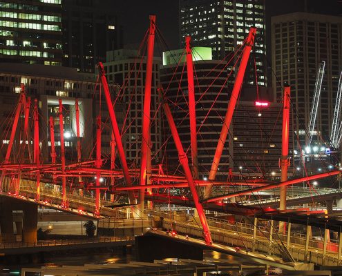 Kurilpa Bridge Brisbane Outdoor LED Architectural Lighting