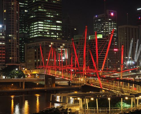 Kurilpa Bridge Brisbane Outdoor LED Architectural Lighting