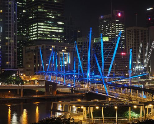 Kurilpa Bridge Brisbane Outdoor LED Architectural Lighting