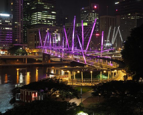 Kurilpa Bridge Brisbane Outdoor LED Architectural Lighting