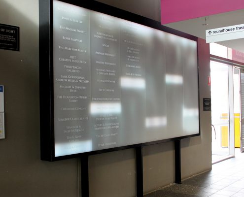 La Boite Theatre Wall of Light LED Big Screen Media Wall