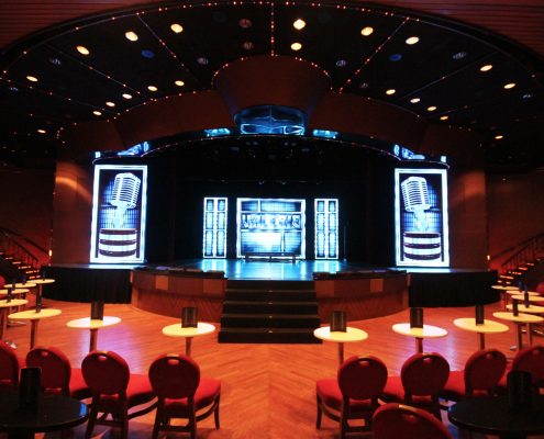 P&O Pacific Eden Stage Lighting Design LED Screen