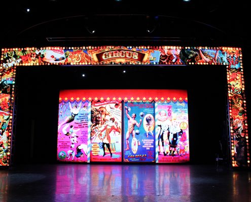 P&O Pacific Jewel Stage Lighting Design LED Screen