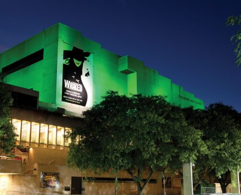 QPAC Brisbane Facade Building Lighting Smart Illumination