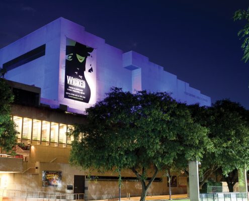 QPAC Brisbane Facade Building Lighting Smart Illumination