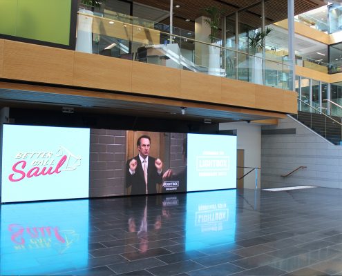 Spark HQ Foyer LED Video Wall Billboard Advertising