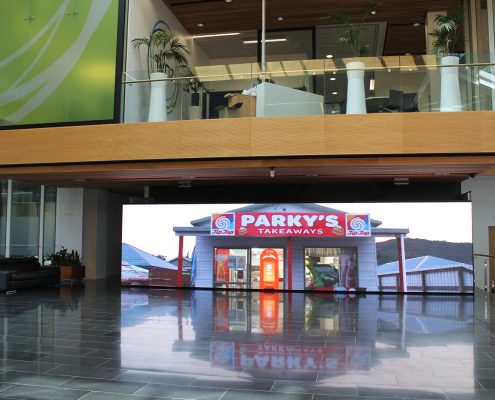 Spark HQ Foyer LED Video Wall Billboard Advertising