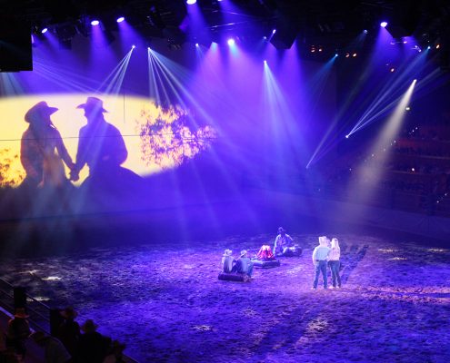 The Australian Outback Spectacular LED Spot Light Show Theatre Lighting and LED Screen