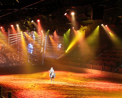 The Australian Outback Spectacular LED Spot Light Show Theatre Lighting and LED Screen