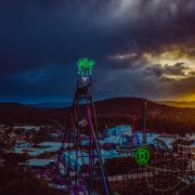 Warner-Bros-5 The Joker DC Rivals HyperCoaster and Green Lantern Roller Coaster Warner Bros Movie World Gold Coast Custom LED Signage