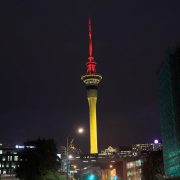 Sky Tower Building Facade Outdoor LED Architectural Lighting