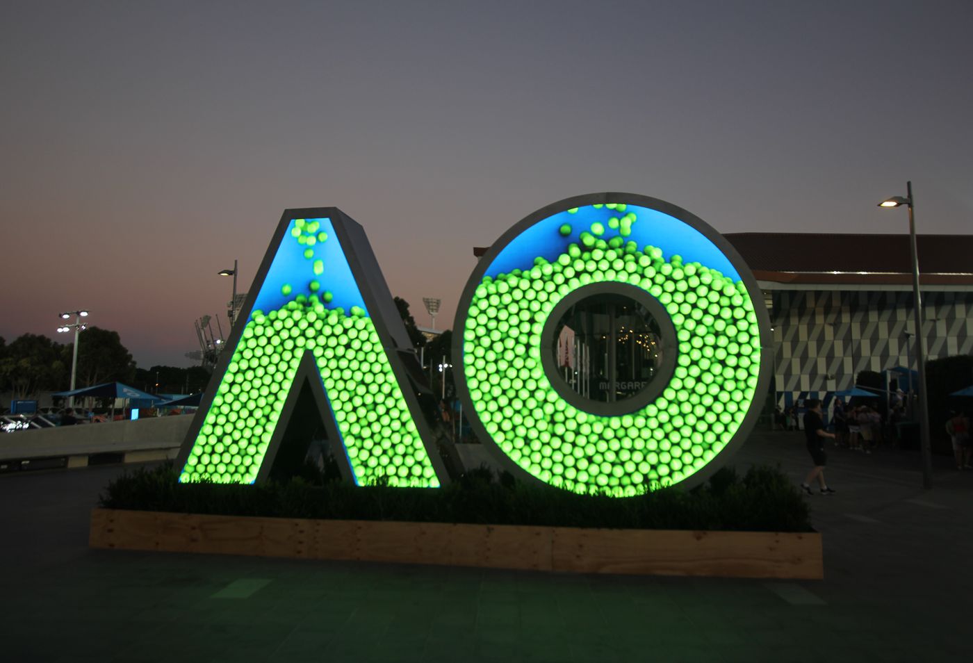 Australian Open Tennis Outdoor LED Screen Artwork Signage