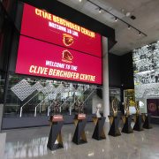 Brisbane Broncos Leagues Club LED Scoreboard and Trophy LED Spot Lights