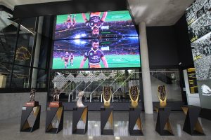 Brisbane Broncos Leagues Club LED Scoreboard and Trophy LED Spot Lights