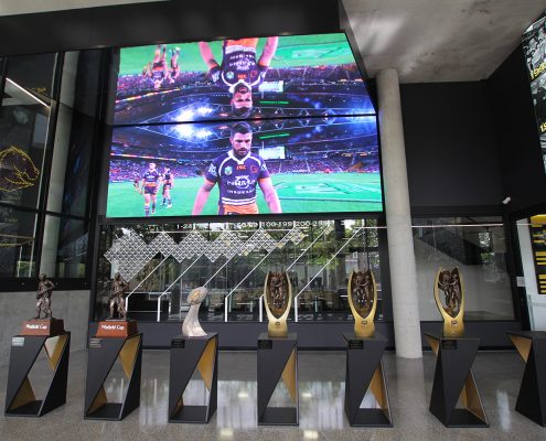 Brisbane Broncos Leagues Club LED Scoreboard and Trophy LED Spot Lights