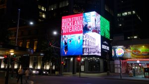 Queens Rise LED Billboard Building Facade