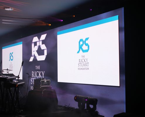 The Ricky Stuart Foundation Function Stage Lighting Design LED Screens and Event Lighting