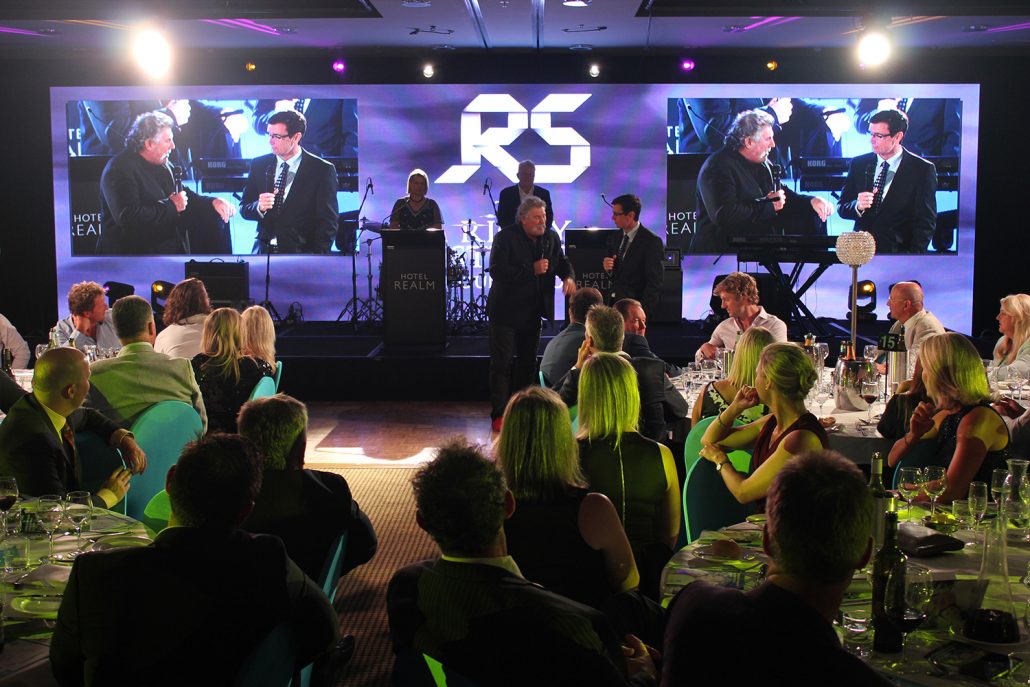 The Ricky Stuart Foundation Function Stage Lighting Design LED Screens and Event Lighting