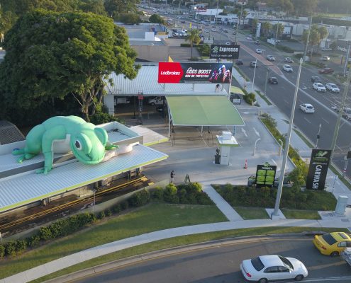 Hoppys Car Wash LED Billboard Southport Gold Coast