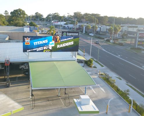 Hoppys Car Wash LED Billboard Southport Gold Coast