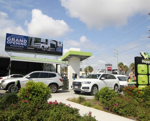 Hoppys Car Wash LED Billboard Southport Gold Coast