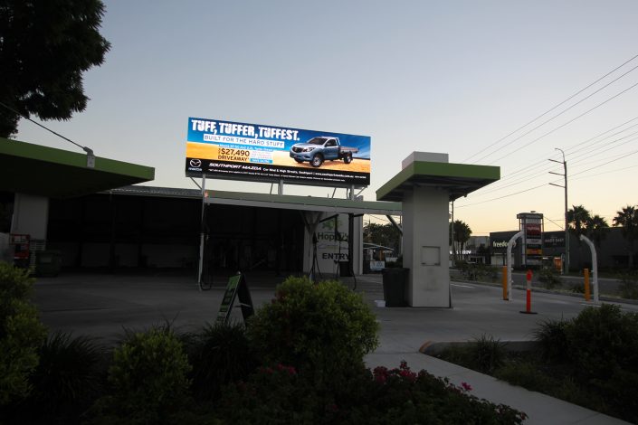 Hoppys Car Wash LED Billboard Southport Gold Coast